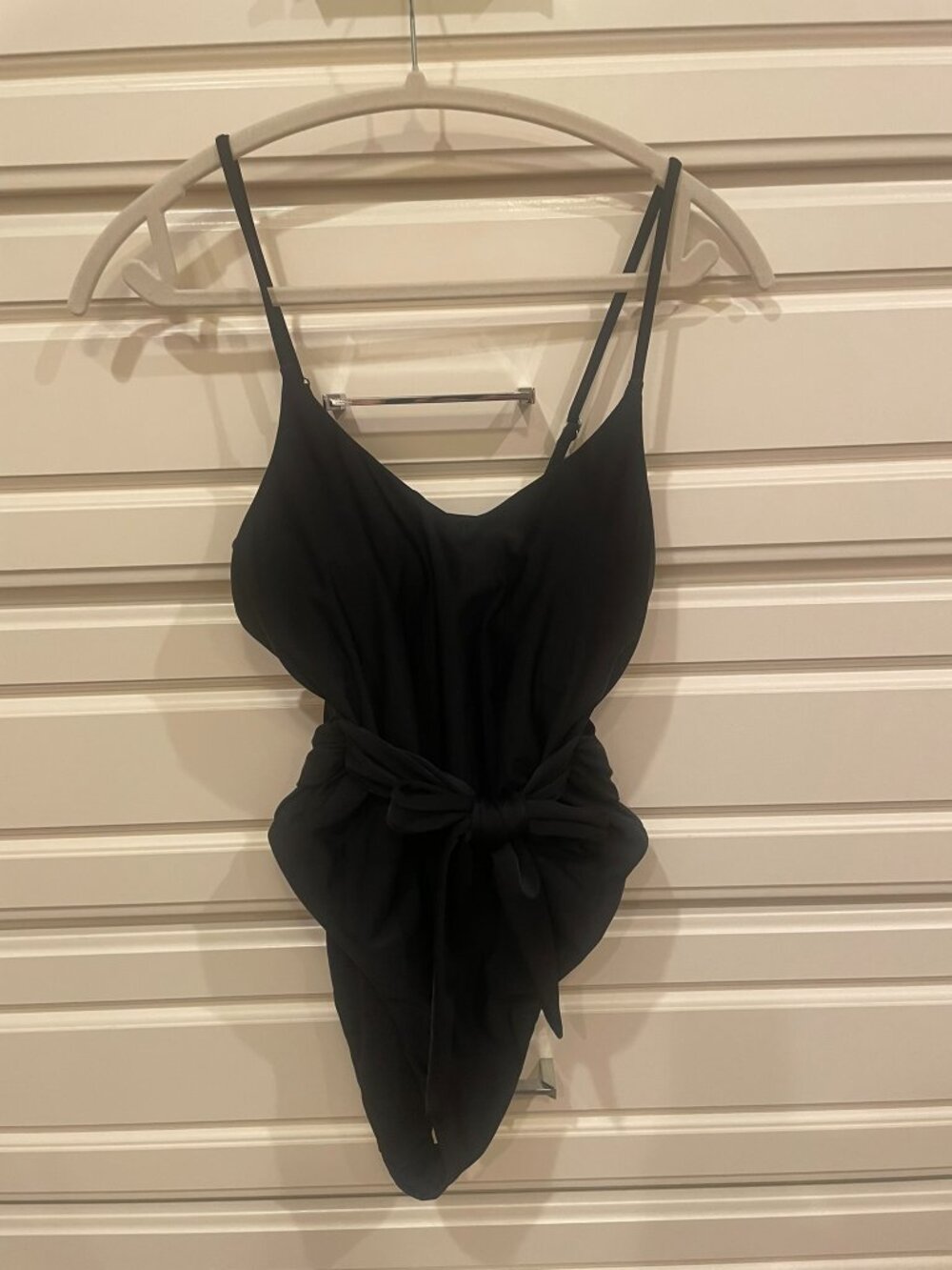 One piece black swimsuit